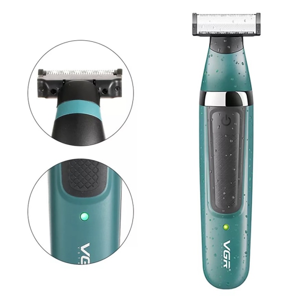 Effektiv Smooth Shaver Trimmer Grön