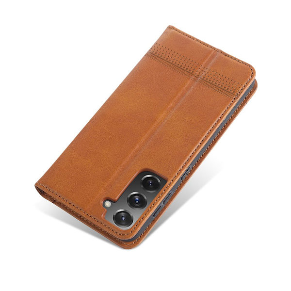 Samsung Galaxy S21 - YAZUNSHI Gediget Plånboksfodral Svart