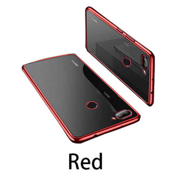 Huawei P Smart 2018 - Eksklusivt silikone beskyttelsescover Röd