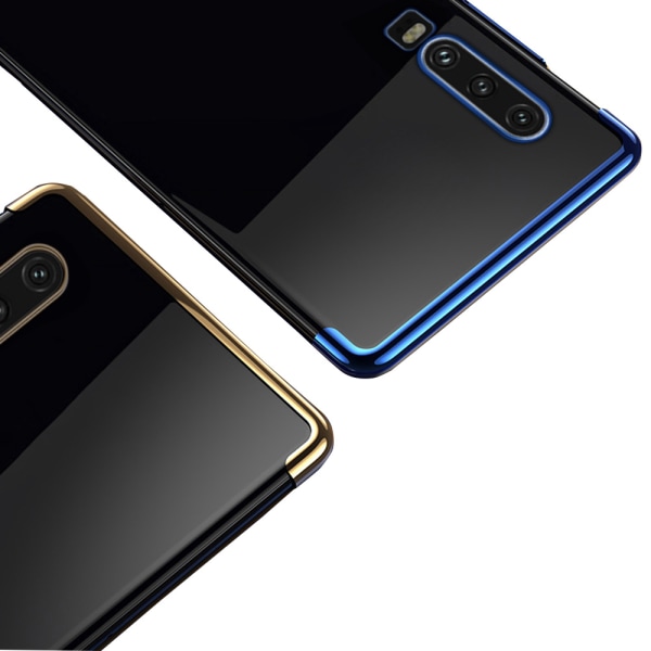 Huawei P30 - Stilrent Mjukt Silikonskal (Electroplated) Svart