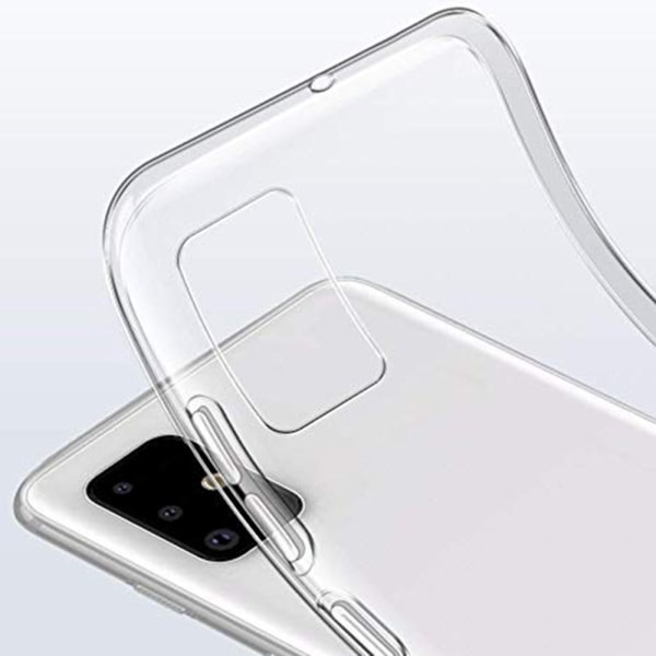 Samsung Galaxy A51 - Skyddande Tunt Silikonskal Transparent/Genomskinlig