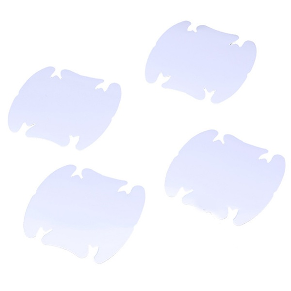 Skydd för Dörrhandtags Fördjupning (4-Pack) Transparent/Genomskinlig