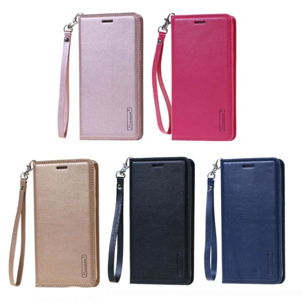 Huawei Nova 5T - Professional Wallet Case (Hanman) Rosaröd