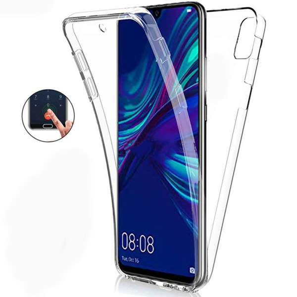 Huawei Y5 2019 - Skyddande NORTH Dubbelsidigt Silikonskal Transparent/Genomskinlig