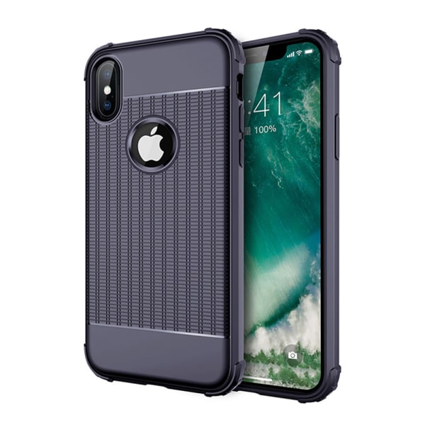 Stilsäkert Skyddskal (LEMAN) till iPhone XS Max Svart