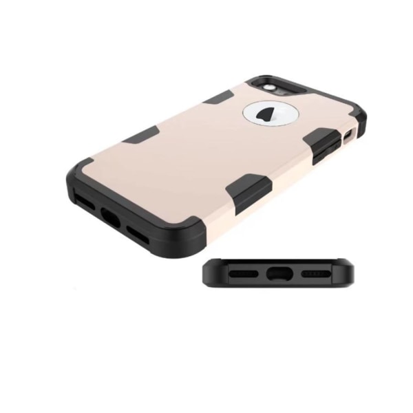Smart og stødabsorberende hybrid cover (LEMAN) iPhone 7 Rosa/Svart