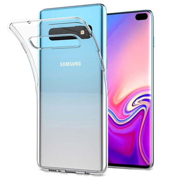 Praktiskt Skyddande Skal - Samsung Galaxy S10 Transparent/Genomskinlig