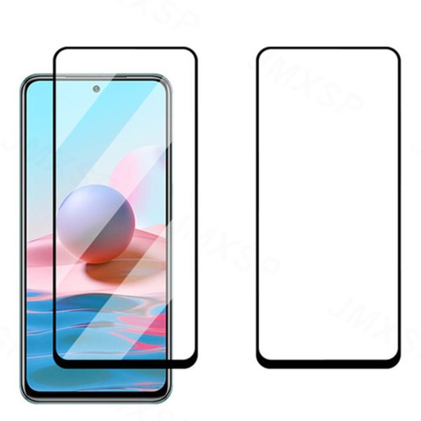 2-PACK Xiaomi Redmi Note 10S Skärmskydd 2.5D HD 0,3mm Transparent/Genomskinlig