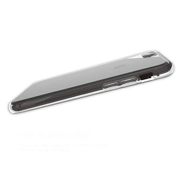 iPhone 7 Plus - Skyddande Silikonskal Transparent/Genomskinlig