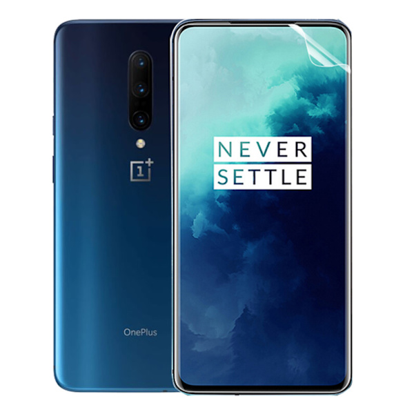 OnePlus 7 Pro 3-PACK Mjukt Skärmskydd PET 9H 0,2mm Transparent/Genomskinlig