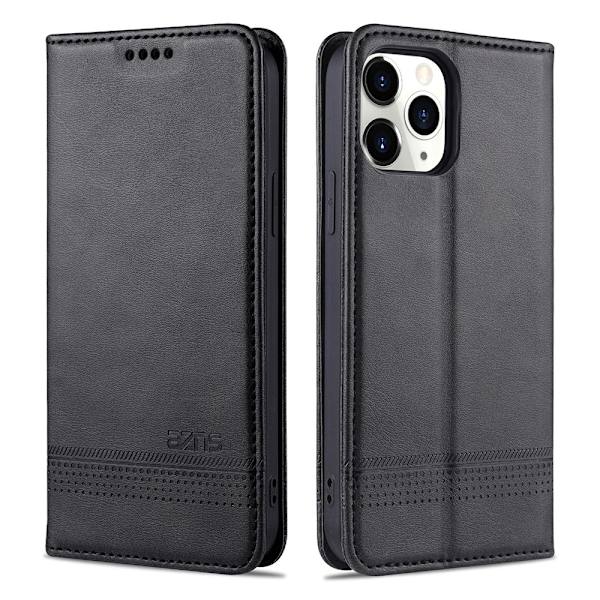 iPhone 12 Pro - Stilrent AZNS Plånboksfodral Mörkbrun