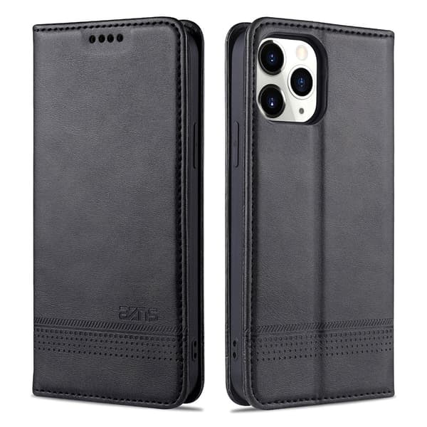 iPhone 12 Pro - Stilrent AZNS Plånboksfodral Mörkgrön