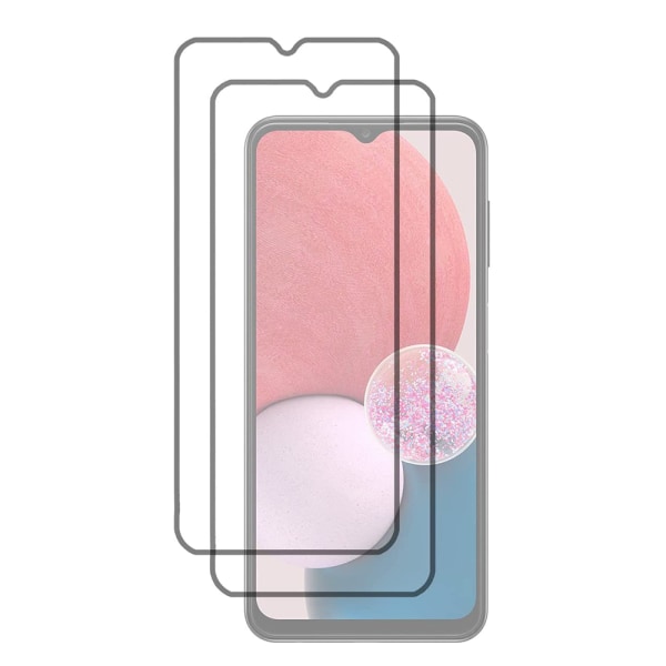 Heltäckande Härdat Glas 2.5D Skärmskydd Galaxy A23 5G (2-pack) Transparent