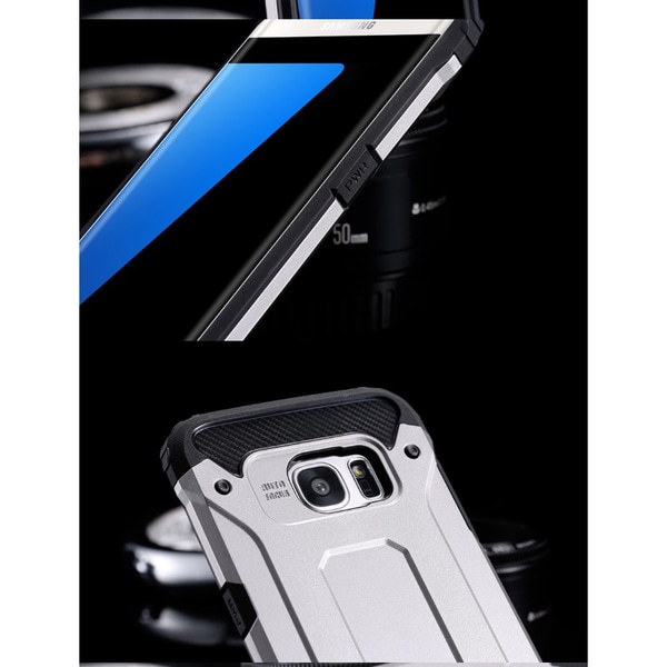 Galaxy S7 Edge - Stilrent Exklusivt NEO HYBRID Skyddsfodral Röd