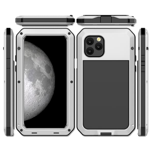 iPhone 11 - Stødabsorberende Aluminium Skal Silver