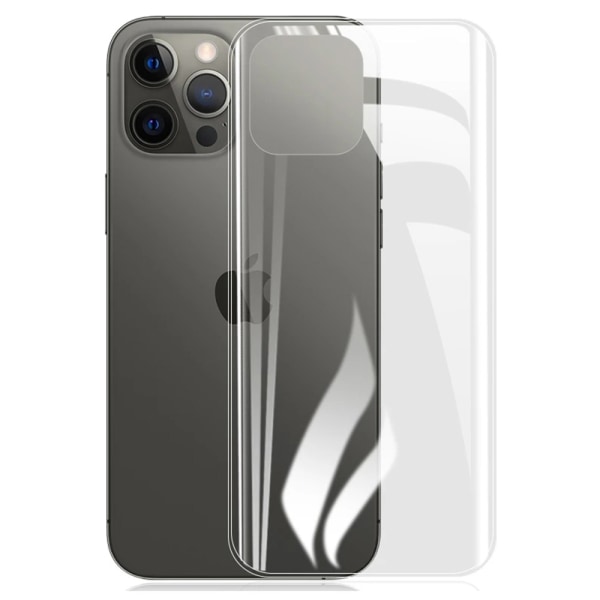 iPhone 11 Hydrogel skjermbeskytter foran og bak HD 0,2 mm Transparent