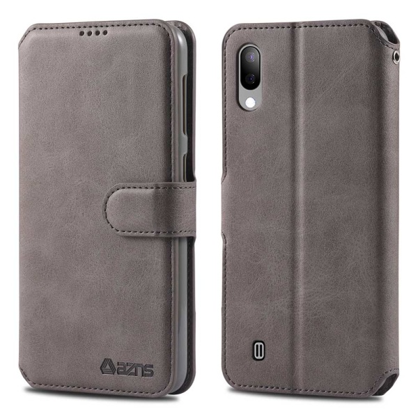 Protective Wallet Case (AZNS) - Samsung Galaxy A10 Brun