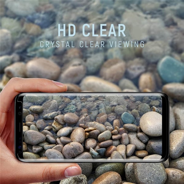Samsung Galaxy S9 2-PACK Skärmskydd CASE-F HD-Clear ProGuard Svart
