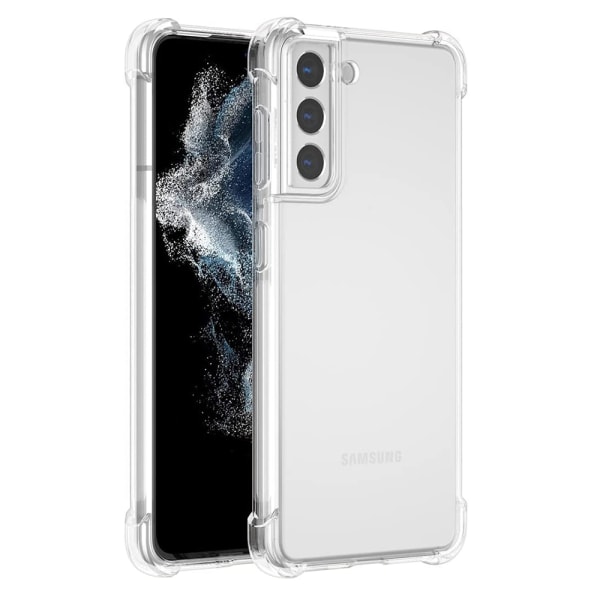 Samsung Galaxy S21 FE Skal Tjocka Hörn Ergonomisk Design Transparent