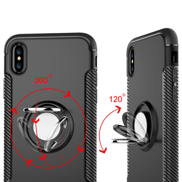 Smart Multi-Layer Protective Cover til iPhone XS Max Silver