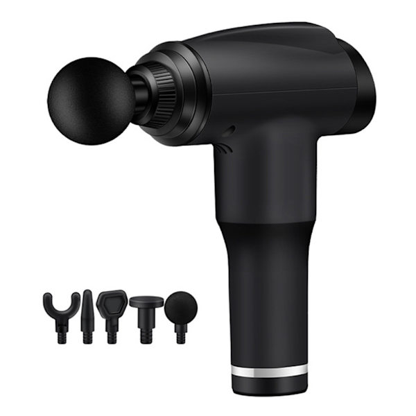 Massage Pistol / Massage Gun Muskelstimulans Massage (5 Huvuden) Guld