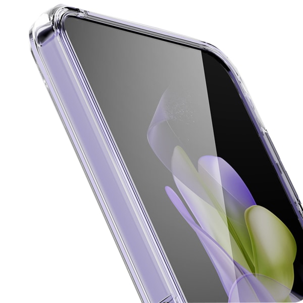 Galaxy Z Flip 5 - Gennemsigtigt silikone etui Transparent