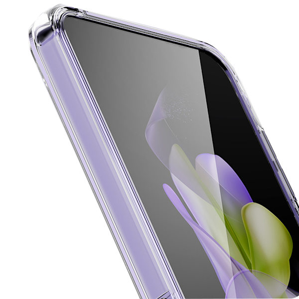 Galaxy Z Flip 5 - Gennemsigtigt silikonecover Transparent