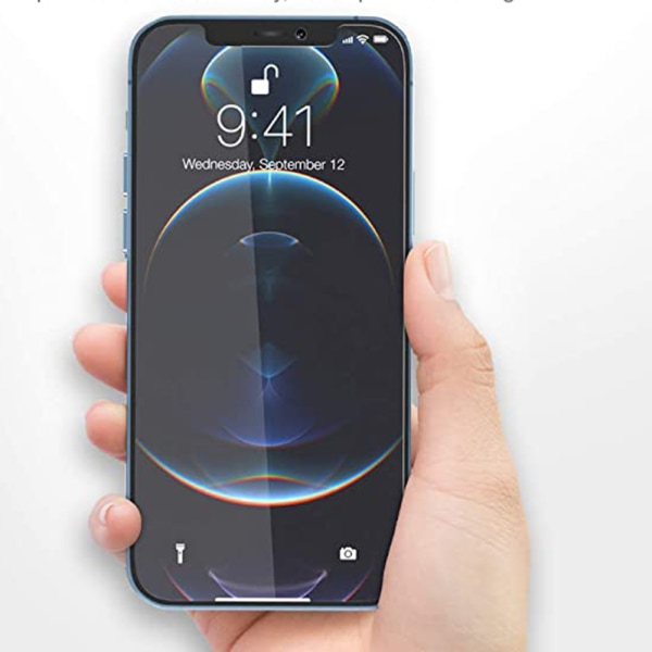 iPhone 12 5-PACK Skærmbeskytter 9H 0,3mm Transparent/Genomskinlig Transparent/Genomskinlig
