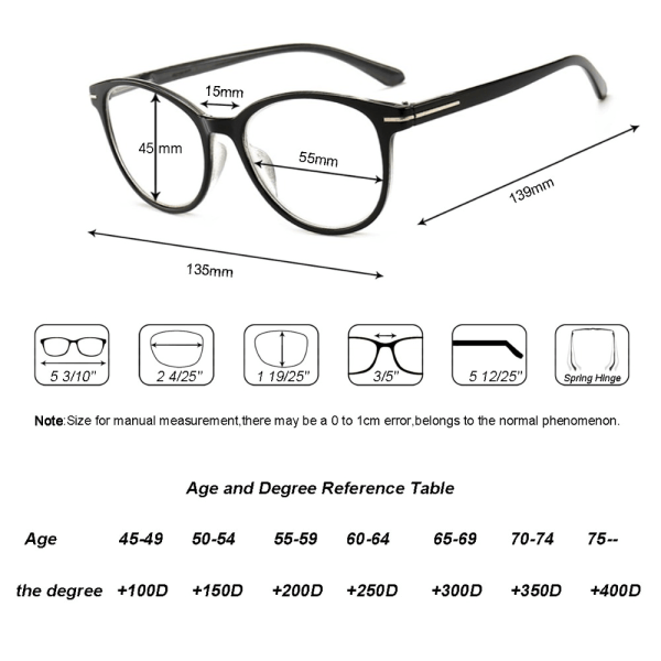 Stilige lesebriller i vintagedesign Blå 3.5