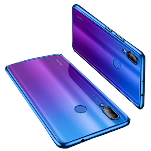 Huawei P20 Lite - Elegant Effektfullt Silikonskal Guld