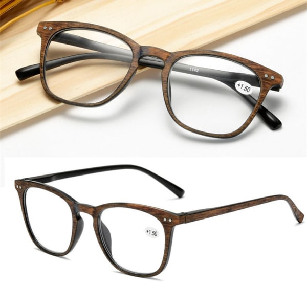 Eleganta Läsglasögon med Styrka UNISEX Röd +3