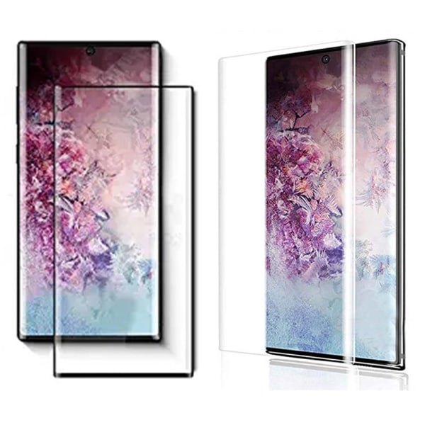 Samsung Galaxy Note10+ 2-PACK skjermbeskytter 3D 9H HD-Clear Transparent/Genomskinlig