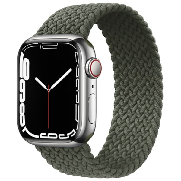 Hållbart Elastiskt Apple Watch Armband 38mm/40mm/41mm Svart/Röd S