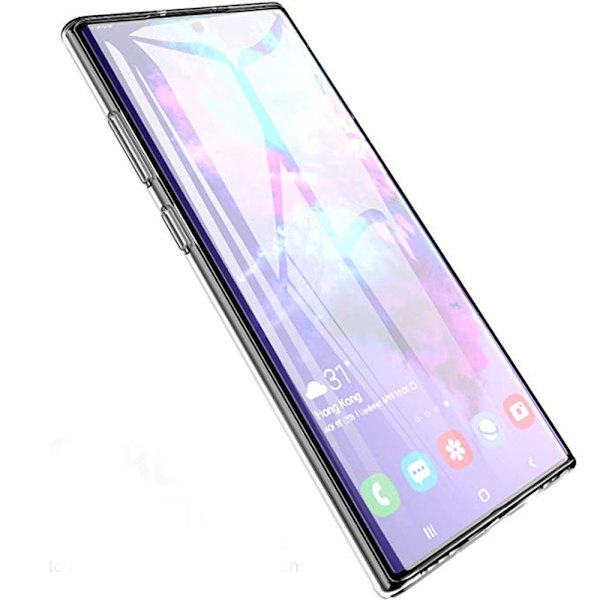 Samsung Galaxy Note 10 - Genomtänkt Floveme Silikonskal Transparent/Genomskinlig