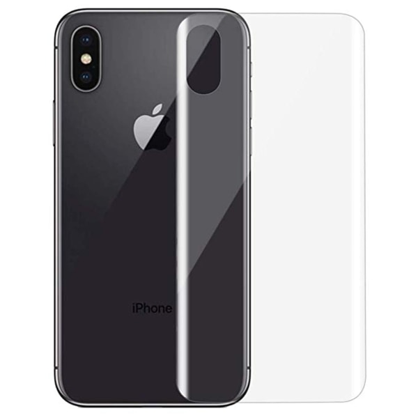 iPhone XR Skärmskydd Fram- & Baksida 9H Nano-Soft Transparent/Genomskinlig