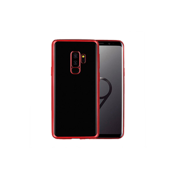 Samsung Galaxy S9Plus - Electro-Plated Skal av Silikon Svart