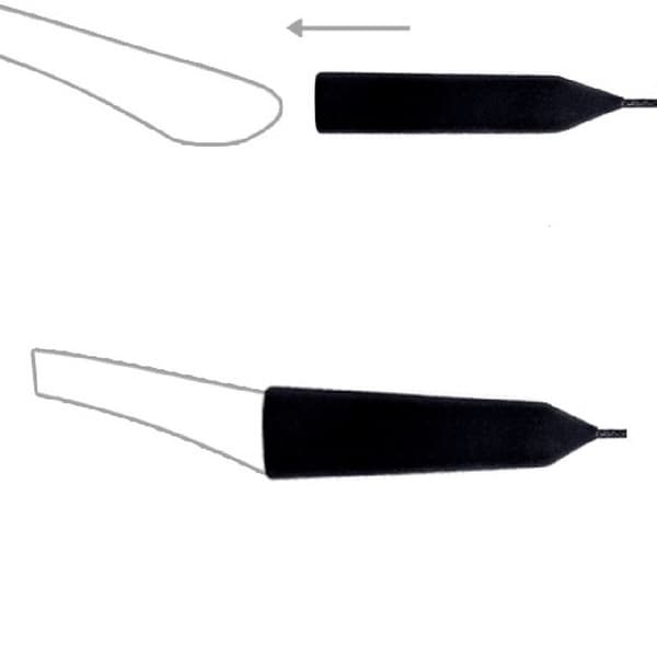 Justerbart Glasögonsnöre (Senilsnöre) Svart Barn 21-29cm