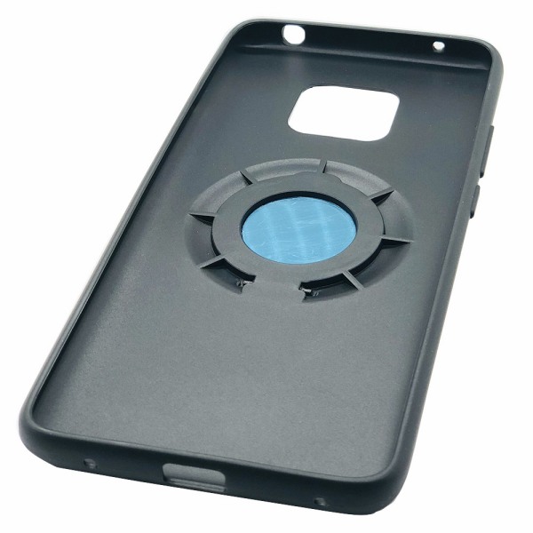 Beskyttelsescover med ringholder i carbon design - Huawei Mate 20 Pro Silver