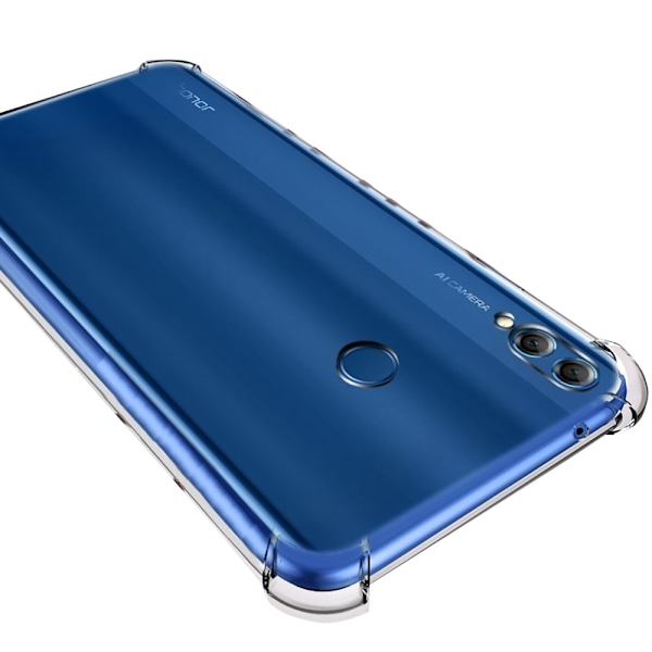 Huawei P Smart 2019 - Robust Silikonskal Transparent/Genomskinlig