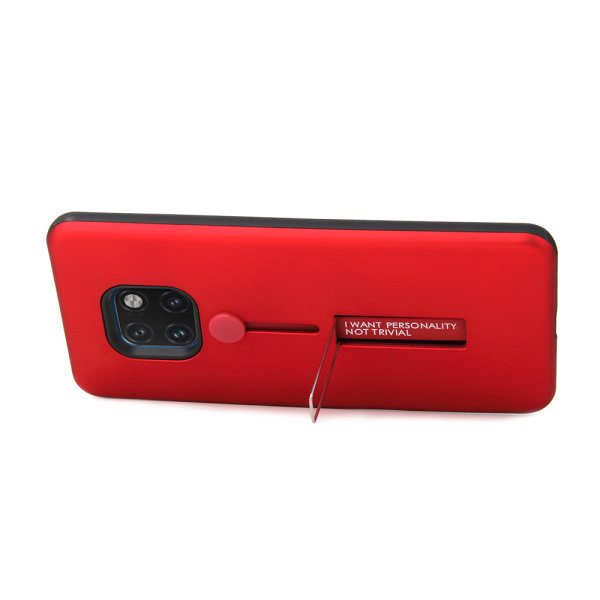 Huawei Mate 20 Pro - Skal med Silikonring Röd