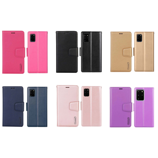 Eksklusivt Smart Wallet-deksel - Samsung Galaxy S20 Plus Rosaröd