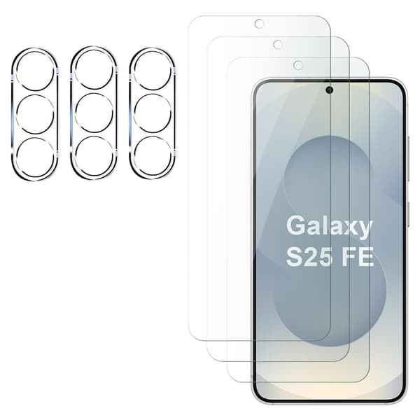 S25 FE Skärm+Kamera Glas Transparent