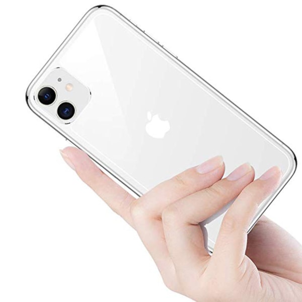 iPhone 11 Pro Baksida Skärmskydd 9H Screen-Fit HD-Clear. Transparent/Genomskinlig