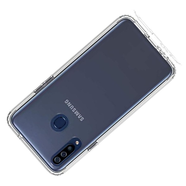 Samsung Galaxy A20S - Stilfuldt silikonecover (FLOVEME) Transparent/Genomskinlig