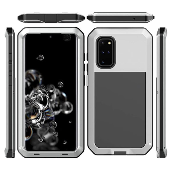 Stötdämpande Aluminium Skal - Samsung Galaxy S20 Plus Svart