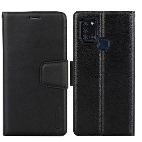 Samsung Galaxy A21S - Plånboksfodral Svart