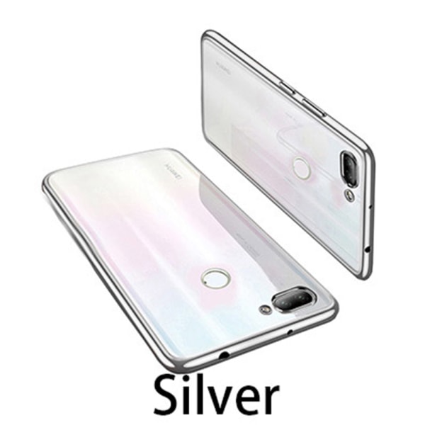 Ammattimainen silikonikuori - Huawei P Smart 2018 Silver