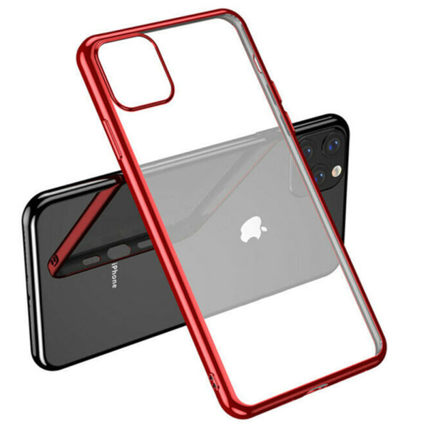 iPhone 11 Pro - Stilig effektivt silikondeksel (LEMAN) Röd