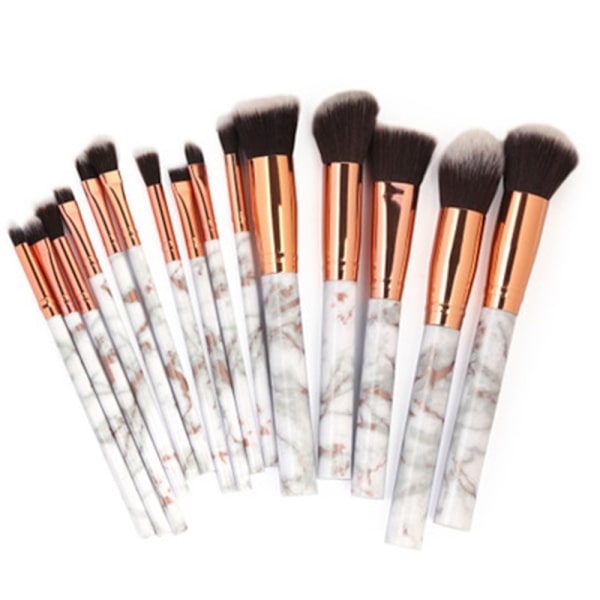 15 stk. Patie-Minerals Makeup Kosmetiske Børster Grå