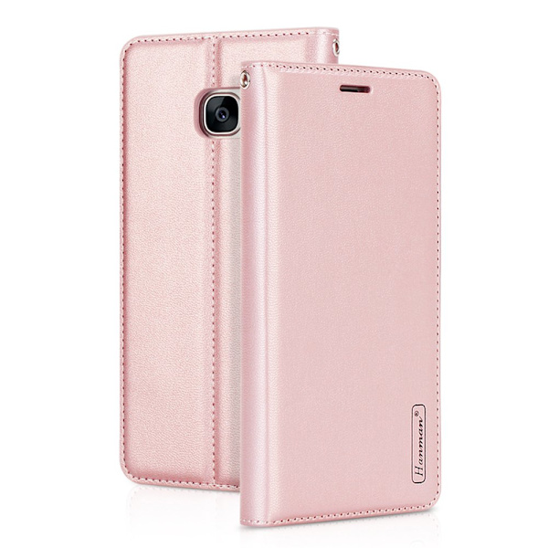 Pl�nboksfodral i Slitstarkt PU-L�der (DIARY) - Samsung Galaxy S8 Rosa